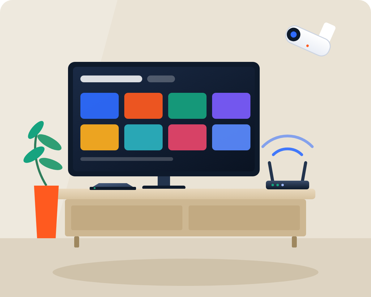 Hero Living Room illustration