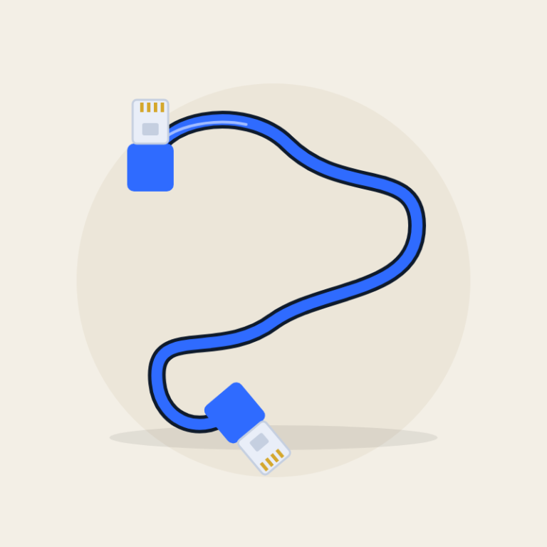 Lan Cable illustration